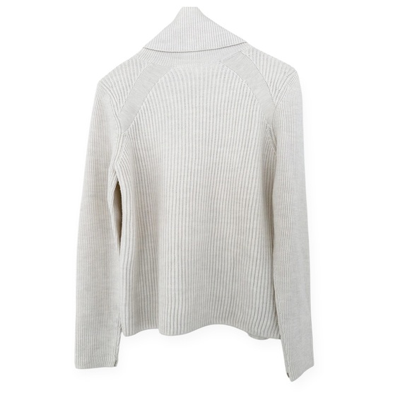 Veronica Beard • Pearson Button Detail Merino
Wool Sweater - Picture 8 of 10